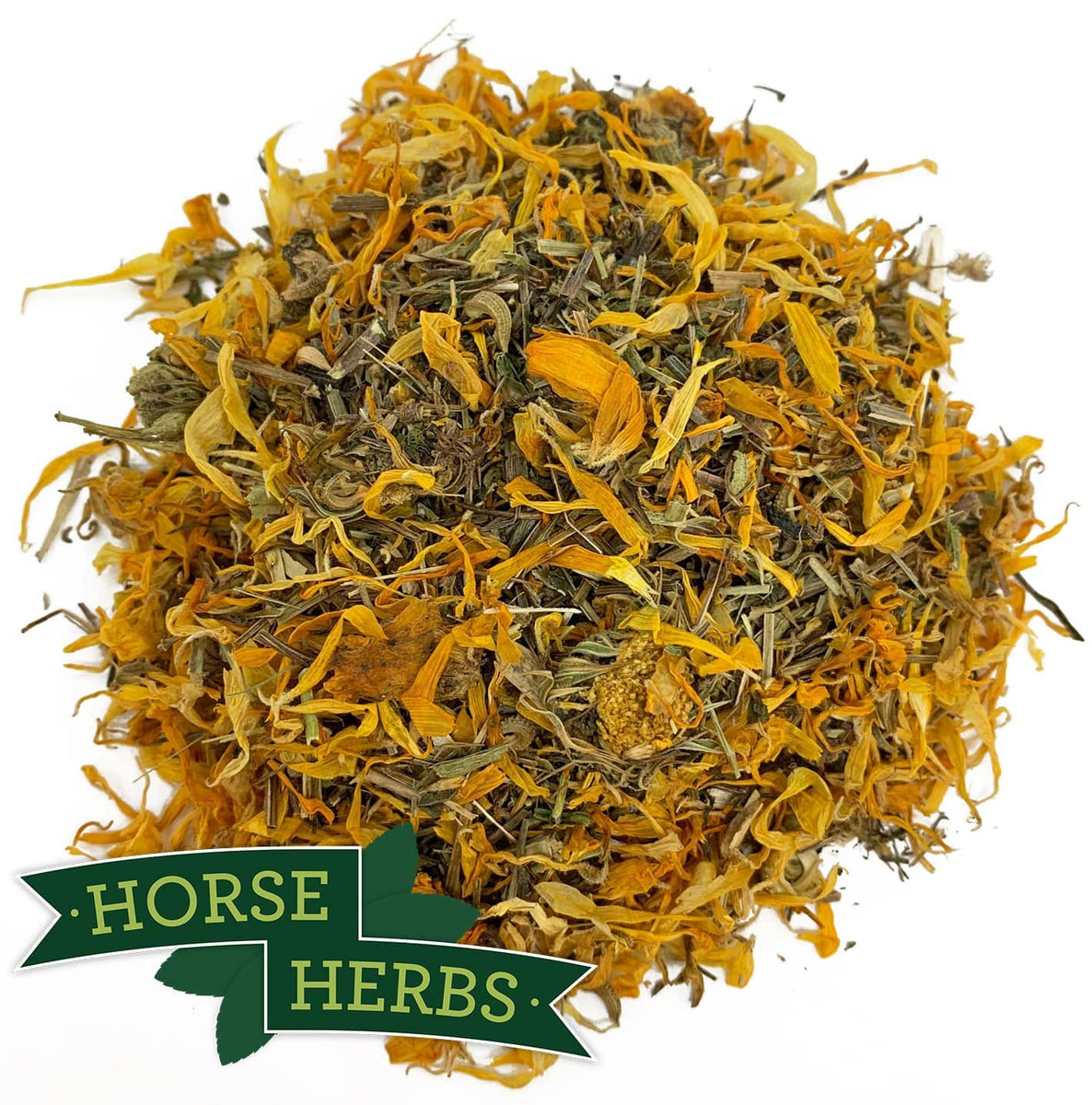 Cleavers & Marigold Organic Flower & Herb Mix Horse Herbs
