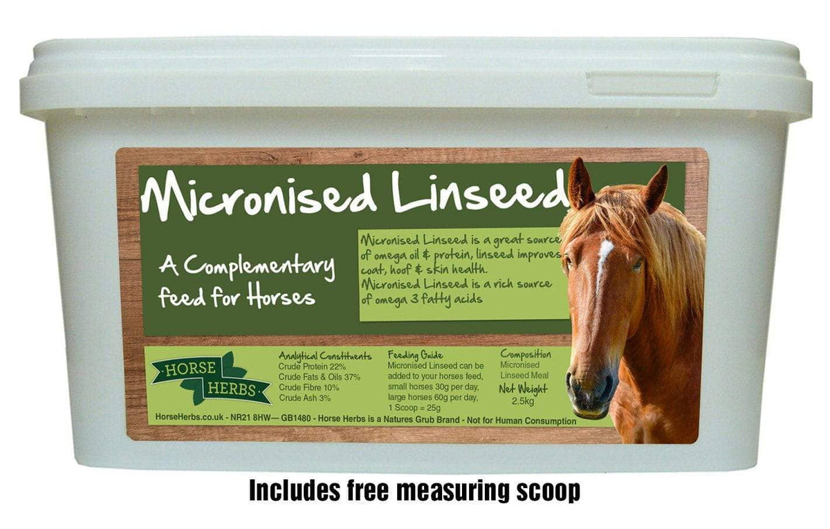 Micronised Linseed Meal 2.5kg Horse Herbs